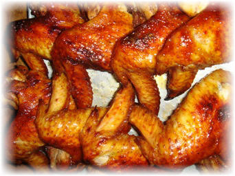 grilled honey wings recipe image