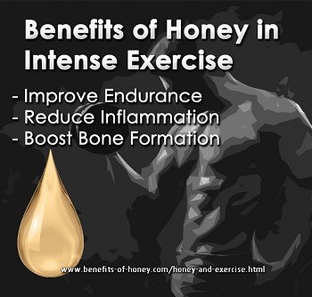 honey benefits and exercise image