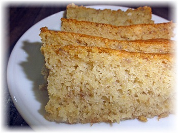 honey banana cake recipe image
