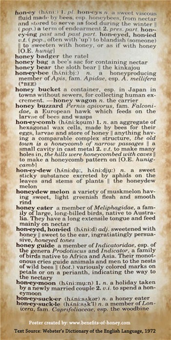 honey words poster image