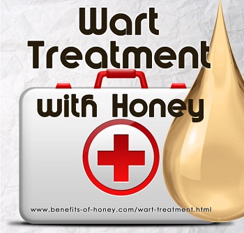 wart treatment with honey poster image