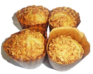 banana muffins image