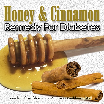 cinnamon honey remedy for diabetes poster image