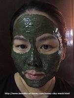 honey clay mask image