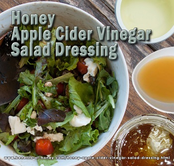 honey apple cider vinegar salad dressing image