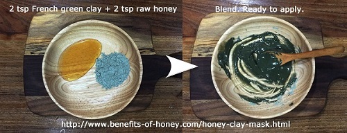 honey clay mask image