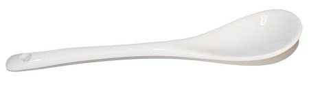 porcelain honey spoon image