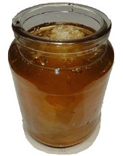 jar of comb honey