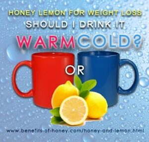 hot or cold honey lemon drink