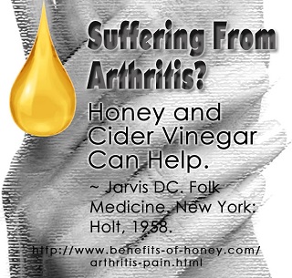 arthritis pain natural cure with honey