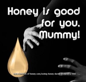 eating honey during pregnancy poster
