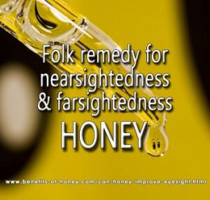can honey improve eyesight poster
