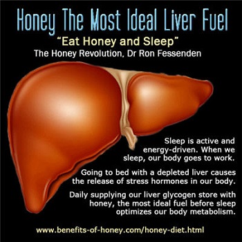 insomnia cure and liver care with honey poster image 