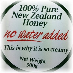 erroneous claim about cream honey