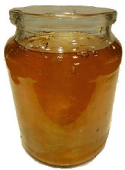 a jar of honey image