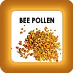 honey cure with bee pollen button