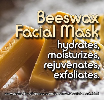 beeswax facial mask poster