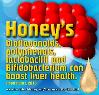 honey cares for your liver poster image