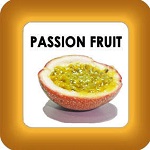 honey cure with passion fruit button