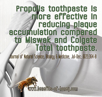 propolis toothpaste poster