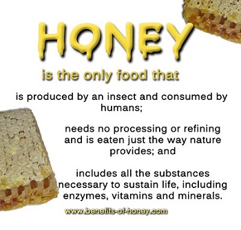 honey benefits poster